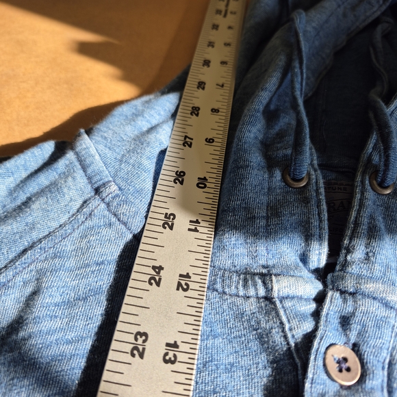 Lucky Brand Bright Blue Lightweight Hoodie 2561/252 - Picture 7 of 11